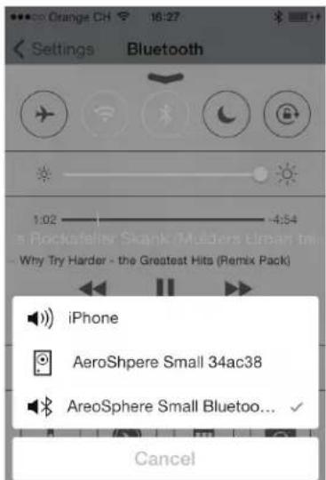 GENEVA AeroSphère Base - Guia de emparelamento para outros dispositivos e Telefones celulas - 1