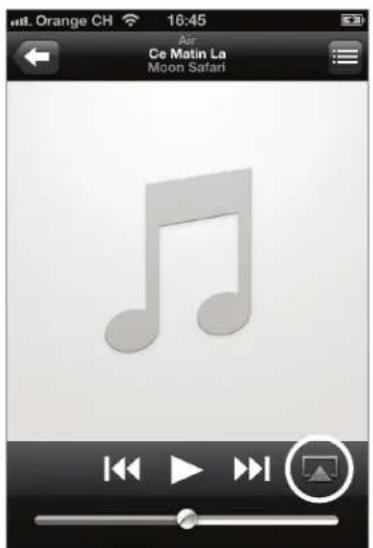 GENEVA AeroSphère Base - Musiikin soittaminen iPhone-, iPad- tai iPod Touch -laitteesta - 1