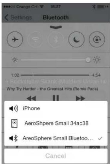 GENEVA AeroSphère Base - Pairing Guide für andere Geräte und Handys - 1