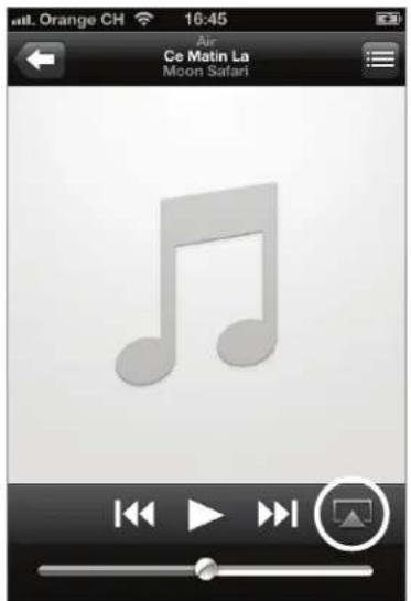 GENEVA AeroSphère Base - Spela upp musik fran en iPhone, iPad aller iPod Touch - 1