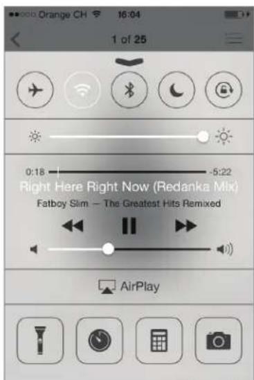 GENEVA AeroSphère Base - Musiikin soittaminen iPhone-, iPad- tai iPod Touch -laitteesta - 2