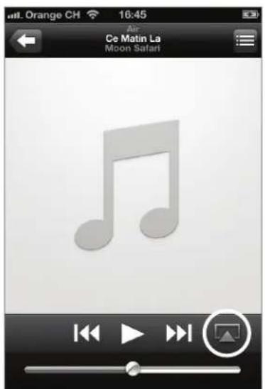 GENEVA AeroSphère Base - Playing music from an iPhone, iPad or iPod Touch - 1