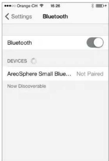 GENEVA AeroSphère Base - Eerste instelling ("pairing") met een iPhone, iPad of iPod touch - 1