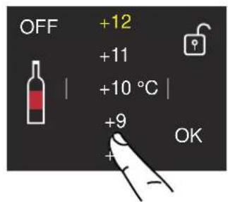 BERTAZZONI WC455BRP2T - Modifica delle temperature dei vani - 3