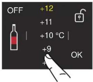 BERTAZZONI WC455BRP2T - Ändra på fackens temperaturer - 3
