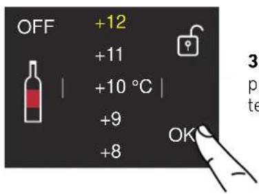 BERTAZZONI WC455BRP2T - Modifica delle temperature dei vani - 4