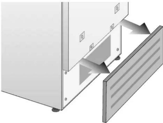 BERTAZZONI WC455BRP2T - Per pulire il condensatore, seguire le istruzioni: - 1
