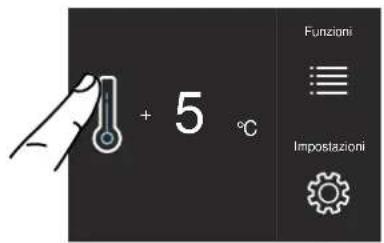 BERTAZZONI LRD755UBRPTT - Modifica delle temperature dei vani - 1