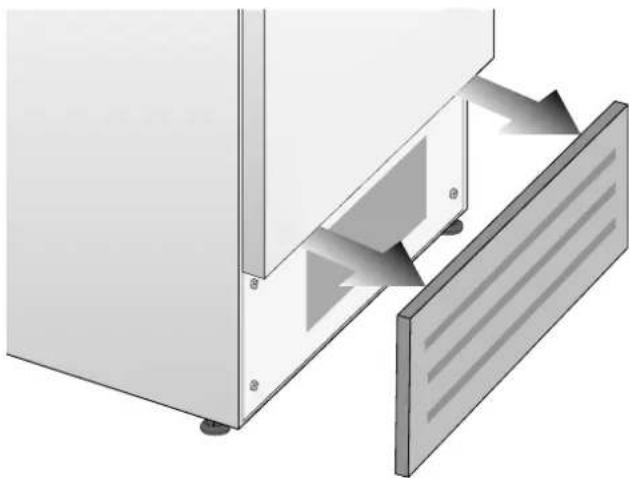 BERTAZZONI LRD755UBRPTT - Pour le nettoyage du condenseur suivez les instructions suivantes: - 1