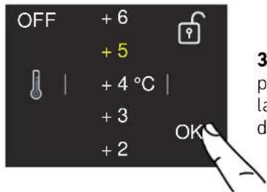 BERTAZZONI LRD755UBRPTT - Modifica delle temperature dei vani - 3