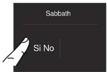 BERTAZZONI LRD755UBRPTT - 5) Modalità Sabbath - 4