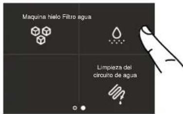 BERTAZZONI FRZ605UBLXTT - 5a) Desactivación del filtro del agua - 4