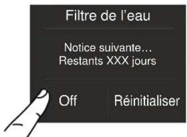 BERTAZZONI FRZ605UBLXTT - 5a) Désactivation Filtre de l'eau - 6