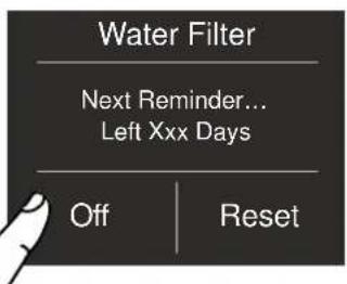 BERTAZZONI FRZ605UBLXTT - 5a) Water Filter Deactivation - 6