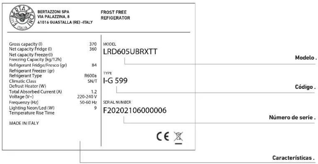BERTAZZONI LRD605UBRPTT - Importante - 2