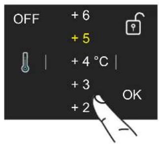 BERTAZZONI LRD605UBRPTT - Ändra på jackets temperatur - 2