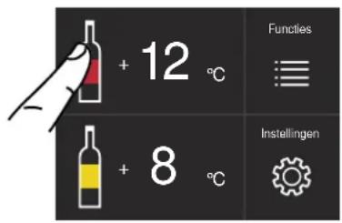 BERTAZZONI WC605BRX2T - De temperatures van het compartment wijzigen - 1