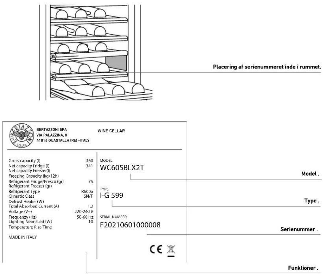 BERTAZZONI WC605BRX2T - Vigtigt - 1