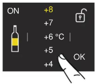 BERTAZZONI WC605BRX2T - Temperature della cantina vini - 4