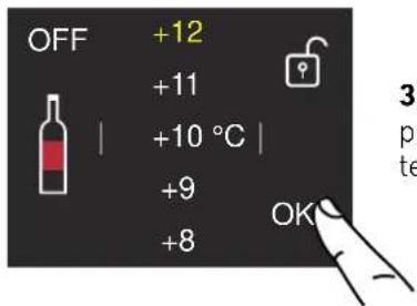 BERTAZZONI WC605BRX2T - Modifica delle temperature dei vani - 4