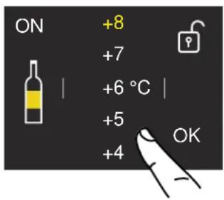 BERTAZZONI WC605BRX2T - Temperatas del armario cava - 4