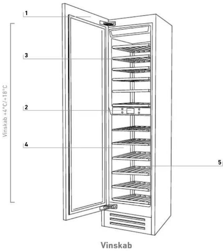BERTAZZONI WC605BRX2T - Primaere componenter - 1