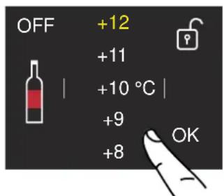 BERTAZZONI WC605BRX2T - Temperatas del armario cava - 3