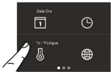 BERTAZZONI WC605BRX2T - 3) Impostazione dei gradi ^ C / ^ F - 2