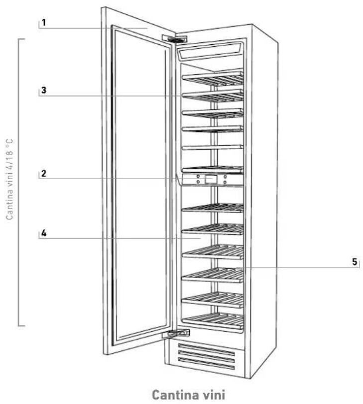 BERTAZZONI WC605BRX2T - Componenti principali - 1