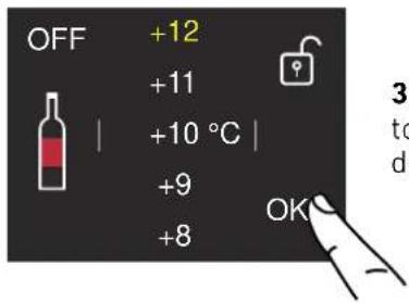BERTAZZONI WC605BRX2T - Modify the temperatures compartment - 3
