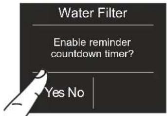 BERTAZZONI REF905BBRPTT - 6) Activating the Water Filter Reminder - 10