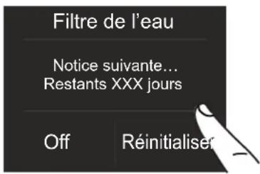 BERTAZZONI REF905BBRPTT - 6b) Réinitialisation du filtre - 6
