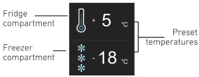 BERTAZZONI REF905BBRPTT - Modifying the compartment temperatures - 2
