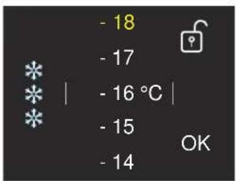 - 18 - 17 - 16 °C | - 15 - 14 OK