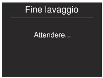 Fine lavaggio Attendere...