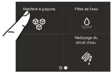 Machine à glaçons Filtre de l'eau Nettoyage du circuit d'eau