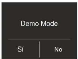 Demo Mode Sí | No