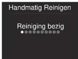Handmatig Reinigen Reiniging bezig