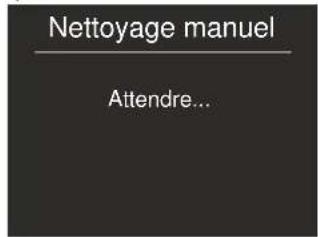 Nettoyage manuel Attendre...
