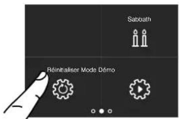 Sabath Réinitialiser Mode Demo