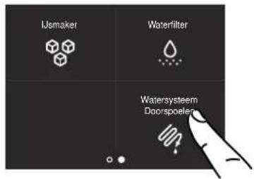 IJsmaker Waterfilter Watersysteem Doorspoelen