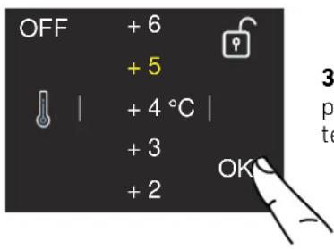 BERTAZZONI LRD905UBRXTT - Modifier la température des compartiments - 3