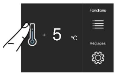 BERTAZZONI LRD905UBRXTT - Modifier la température des compartiments - 1