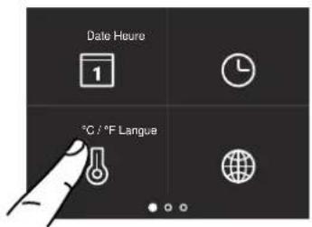 BERTAZZONI LRD905UBRXTT - 3) Configurer °C/°F - 2