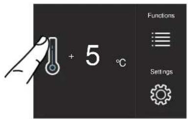 BERTAZZONI LRD905UBRXTT - Ændring af temperaturerne - 1