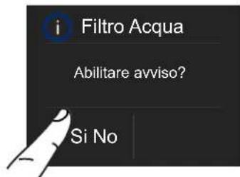 BERTAZZONI REF905BBRXTT - 6) Attivazione avviso Filtro Acqua - 8