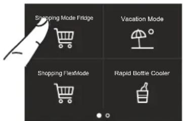 BERTAZZONI REF905BBRXTT - 1) Shopping Mode Fridge (kylskåpets shoppingläge) - 2
