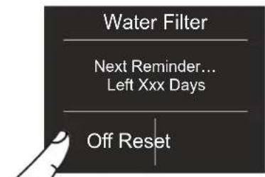 BERTAZZONI REF755BBRXTT - 6b) Resetting the Filter - 5