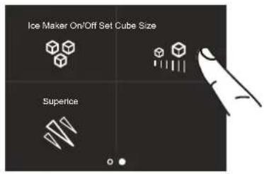 BERTAZZONI REF905BBLXTT - 5a) Setting the ice cube size - SuperIce - 3