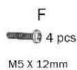 MAGNAVOX MFM00523 - Hardware bag - 6